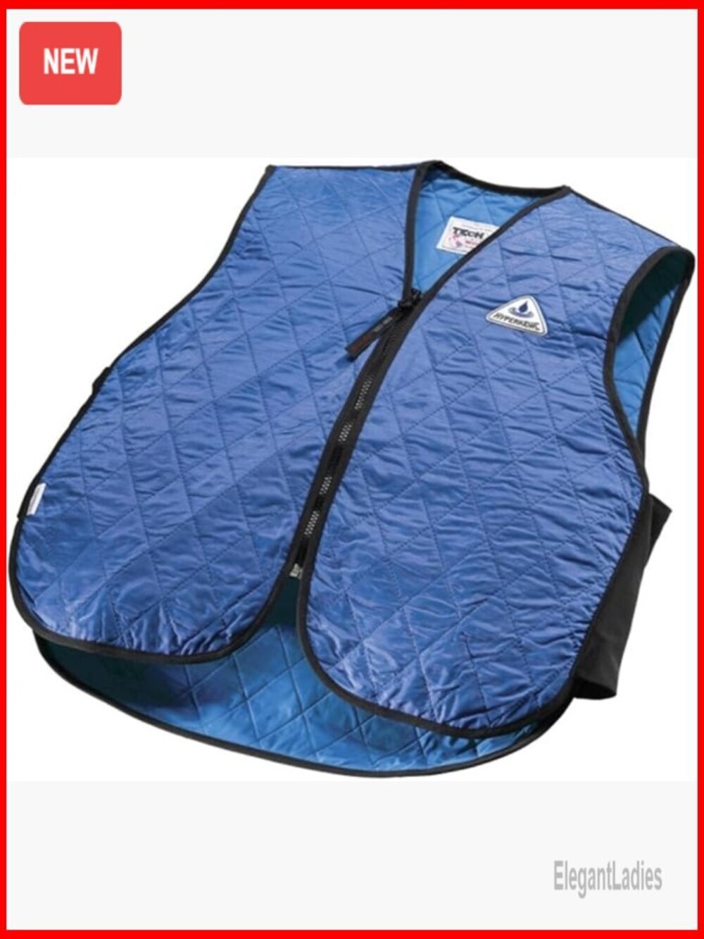 Lightweight Cooling Sport Vest Sleeveless Zipper Closure Activewear